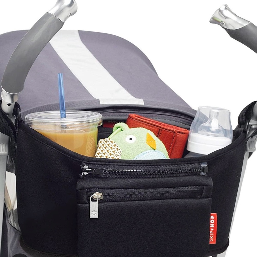 Skip Hop Stroller Organizer - Black with Gray Canopy
